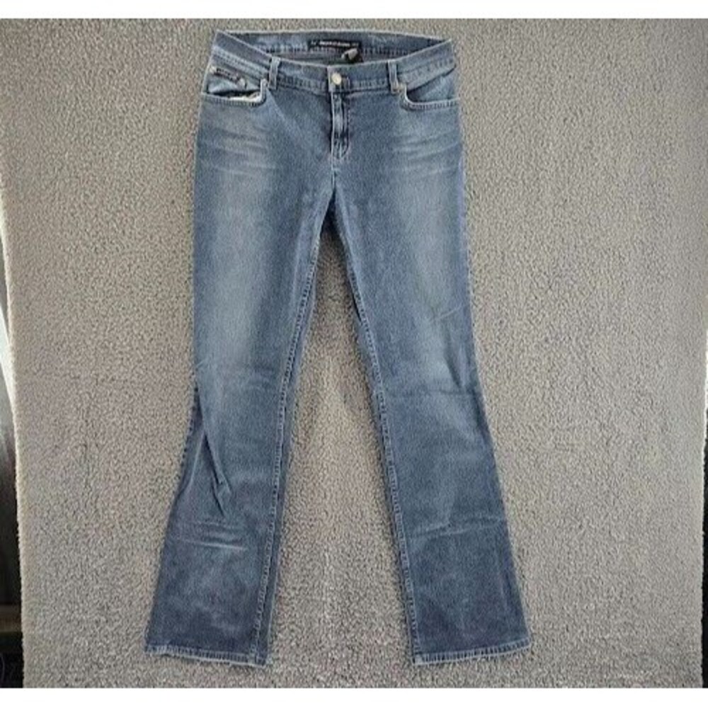 DKNY Jeans Womens 9 L SoHo Blue Denim Mid Rise